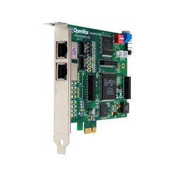 OpenVox DE210E - Цифровая OpenVox карта DE210E, на 2 потока, слот PCI Express 1.0, с эхоподавлением, интерфейс ISDN PRI E1/T1/J1