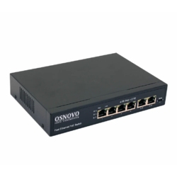 OSNOVO SW-20600(80W) - PoE коммутатор Fast Ethernet