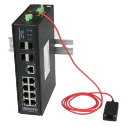 OSNOVO SW-70804/ILS - Промышленный управляемый (L2+) коммутатор Gigabit Ethernet