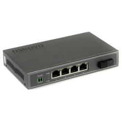 OSNOVO SW-80401S5b/B - PoE коммутатор Gigabit Ethernet на 4 порта
