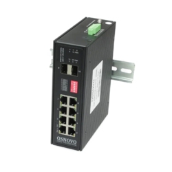 OSNOVO SW-80802/I(Port 90W,300W) - Промышленный HiPoE коммутатор Gigabit Ethernet