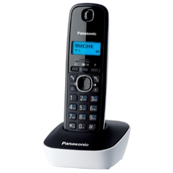 Panasonic KX-TG1611RUW - Беспроводной телефон Panasonic DECT, АОН, Caller ID, 12 мелодий звонка 