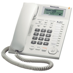 Panasonic KX-TS2388 RUW - Аналоговый проводной телефон, АОН, Caller ID