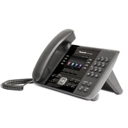 Panasonic KX-UTG200 - IP-телефон, 4 SIP  линии, HD voice, 2 порта Gigabit Ethernet, PoE