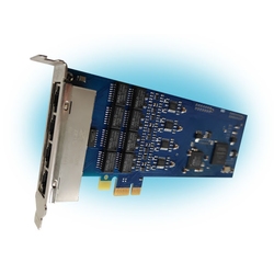 Parabel Quasar-8PCX-EC-LP - E1 адаптер, 8 портов, PCI-E, эхоподавление, 2U