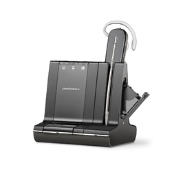 Plantronics W745/A-APD80 [86507-01/87327-01] - Беспроводная DECT-гарнитура для стационарного телефона, электронный микролифт