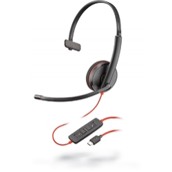 Plantronics Blackwire C3210-C [209748-201] - Гарнитура для компьютера USB-B, UC