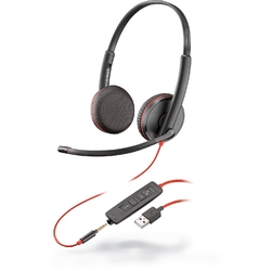 Plantronics Blackwire C3225-A [209747-201] - Гарнитура для компьютера USB-A, UC