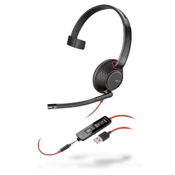 Plantronics Blackwire C5210-A [207577-201] - Моногарнитура для компьютера, разъемы USB  и jack 3,5 мм