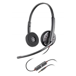 Plantronics Blackwire C225 [205204-12] - Гарнитура для ноутбука, планшета или смартфона, Jack 3,5 мм, 2 уха