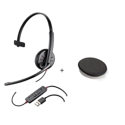 Plantronics Blackwire C310-ML - Комплект из USB-гарнитуры для UC и Microsoft Lync и кожаной амбушюры