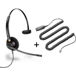 Plantronics EncorePro HW510/HIS - Телефонная гарнитура в комплекте с переходником Plantronics HIS