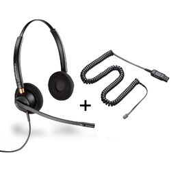 Plantronics EncorePro HW520/A10 - Телефонная гарнитура в комплекте с переходником Plantronics A10