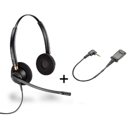 Plantronics EncorePro HW520/QD-2.5 - Телефонная гарнитура в комплекте с переходником Plantronics QD-2.5