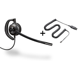 Plantronics EncorePro HW530/A10 - Телефонная гарнитура в комплекте с переходником Plantronics A10