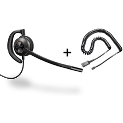 Plantronics EncorePro HW530/U10 - Телефонная гарнитура в комплекте с переходником Plantronics U10