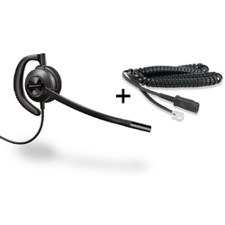 Plantronics EncorePro HW530/U10P-S19 - Телефонная гарнитура в комплекте с переходником Plantronics U10P-S19