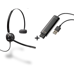 Plantronics EncorePro HW540/DA70 - Телефонная гарнитура в комплекте с переходником Plantronics DA70