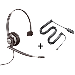 Plantronics EncorePro HW710/A10 - Телефонная гарнитура в комплекте с переходником Plantronics A10