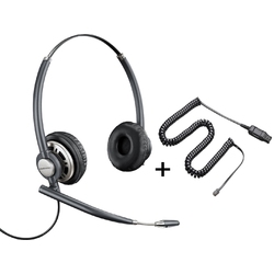 Plantronics EncorePro HW720/A10 - Телефонная гарнитура в комплекте с переходником Plantronics A10