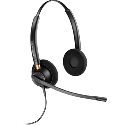 Plantronics EncorePro HW520D [203192-01] - Профессиональная цифровая гарнитура (QD 6 pin), головное крепление, 2 наушника, шумоподавление