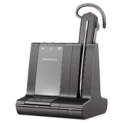 Plantronics Savi 8240 [211819-02] - Беспроводная (DECT) гарнитура для компьютера, мобильного и стационарного телефонов с шумоподавлением, USB-A, Microsoft