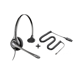 Plantronics SupraPlus NC HW251N/A10 - Телефонная гарнитура в комплекте с переходником Plantronics A10