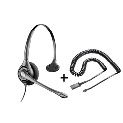 Plantronics SupraPlus NC HW251N/u10 - Телефонная гарнитура в комплекте с переходником Plantronics U10