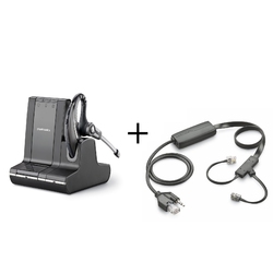 Plantronics PL-W730/A-M-APC43 - Беспроводное решение в комплекте с электронным микролифтом для стационарного телефона Cisco