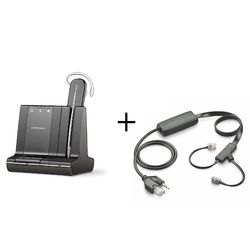 Plantronics W740/A-M-APC43 - Беспроводное решение в комплекте с электронным микролифтом для стационарного телефона Cisco