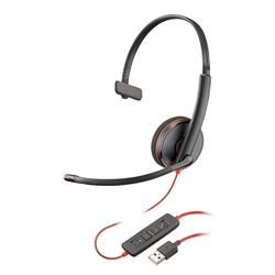 Poly Blackwire C3210 USB-A Black Headset (Bulk) [77R24A6] - Гарнитура (Plantronics)