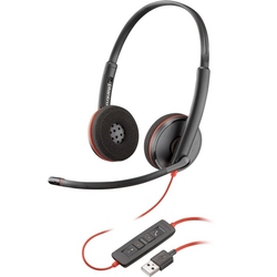 Poly Blackwire C3220 USB-A Black Headset (Bulk) [77R32A6] - Гарнитура (Plantronics)