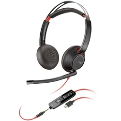 Poly Blackwire C5220 USB-C Headset +Inline Cable (Bulk) [805H3A6] - Гарнитура (Plantronics)