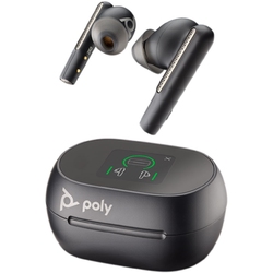 Poly Voyager Free 60+ [216066-02] - Наушники, умный зарядный чехол, USB-C, Teams, Carbon Black