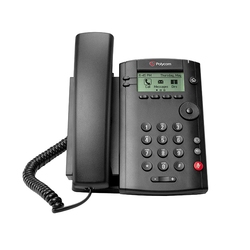 Polycom VVX 101 - Однолинейный SIP-телефон с портом Ethernet 10/100