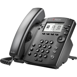 Polycom VVX 301 - IP-телефон, 6 линий SIP, HD Voice, RJ-9