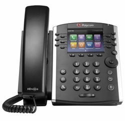 Polycom VVX 410 - IP телефон, 12 линий,  Polycom HD Voice, два порта RJ45 10/100/1000, PoE
