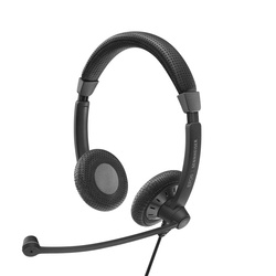 EPOS I Sennheiser SC 70 USB CTRL [506504] - Бинауральная широкополосная гарнитура с системой ActiveGard, блоком управления вызовами