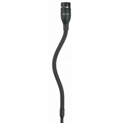 Shure MX202BP/C - Миниатюрный театрально-хоровой кардиоидный микрофон с предусилителем на гибком креплении (10см) c шнуром 9м