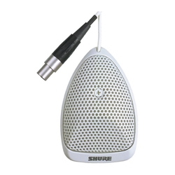 Shure MX391W/C - Плоский настольный кардиоидный конференционный микрофон с кабелем (3,6м), белый