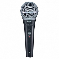 Shure PG58-XLR - Кардиоидный вокальный микрофон c выключателем