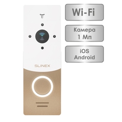 Slinex ML-20IP Gold+White - Вызывная IP видеопанель, с Wi-Fi, камера 1,3 MPx 1280x720