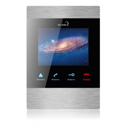 Slinex SM-04M Silver - Видеодомофон, цветной TFT LCD дисплей, запись 250 фото на внутреннюю память