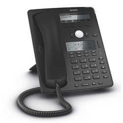 Snom D745 - IP-телефон, 12 SIP линий, HD аудио, 2 порта 1-Gigabit Ethernet RJ-45, PoE
