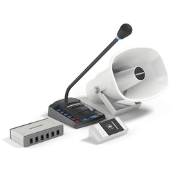 Stelberry S-665 - Комплект 1+6-канального переговорного устройства клиент-кассир