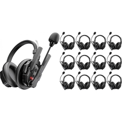 SYNCO Xtalk Max 13 - Комплект внутренней связи с тринадцатью двусторонними беспроводными гарнитурами