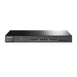 TP-Link T1700X-16TS - JetStream 12-портовый 10GBase-T Smart коммутатор с 4 слотами SFP+