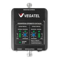 VEGATEL VT-900E/3G (LED) - Репитер, 65 дБ/32 мВт, ручная и автомат. регулировка