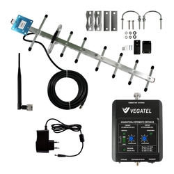 VEGATEL VT1-900E-kit (LED) - Комплект, 65 дБ/50 мВт, новый черный корпус со шкалой