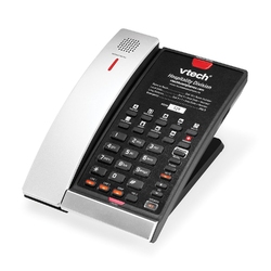 VTech CTM-A2421-BATT Silver & Black - Аналоговый беспроводной телефон с 2 линиями связи